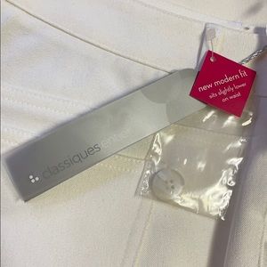 Classiques entier White pants 14 New